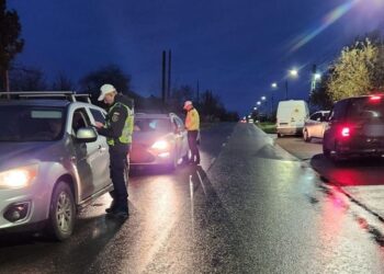 Acțiuni în stradă ale polițiștilor brăileni