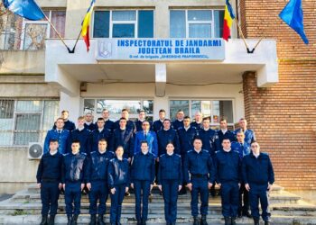 Noii jandarmi încadrați la IJJ Brăila au depus astăzi jurământul