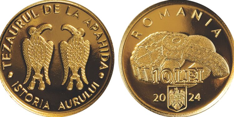 Monede din aur cu tema Istoria aurului