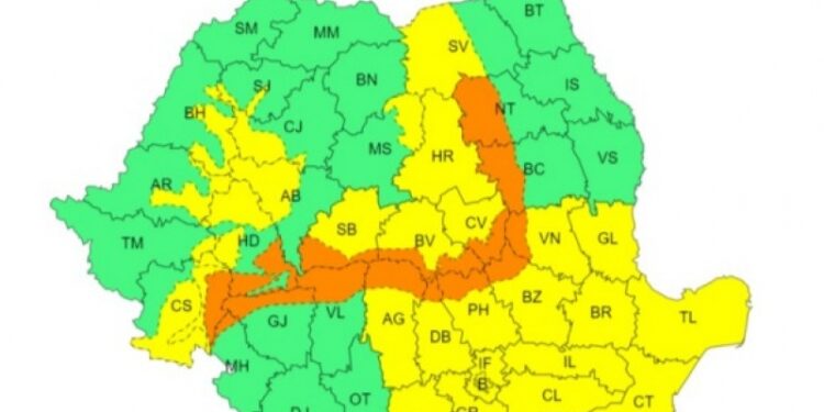 Cod galben ce vizează intensificări ale vântului în zona județului Brăila