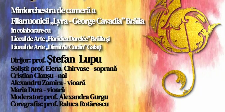 Concert vocal-simfonic pentru a sărbători Ziua Unirii Principatelor Române