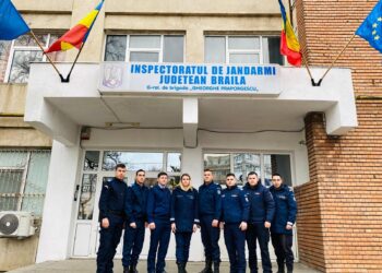 Opt subofițeri încadrați la IJJ Brăila la început de an 2025