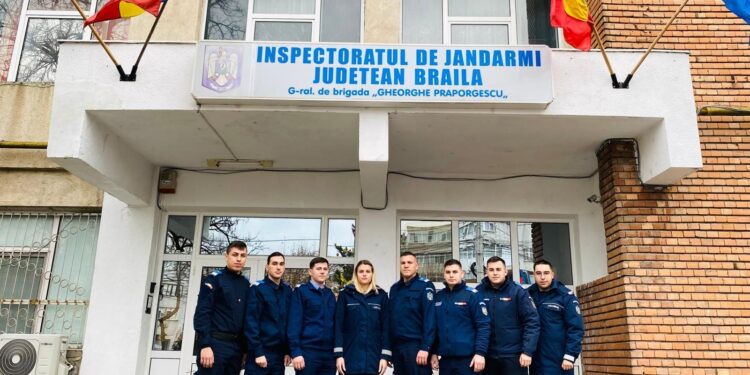 Opt subofițeri încadrați la IJJ Brăila la început de an 2025