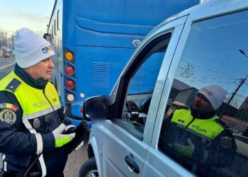 ACȚIUNE PE LINIA VERIFICĂRII TRANSPORTATORILOR DE PERSOANE