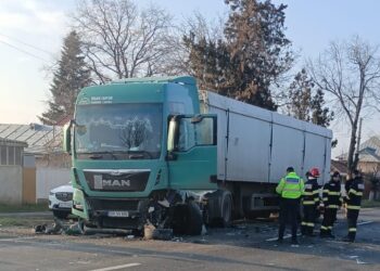Brăilean implicat într-un accident cu victime pe DN 25, în interiorul localității Independența, din județul Galați