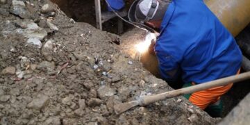 Lucrare la rețeaua de alimentare cu apă