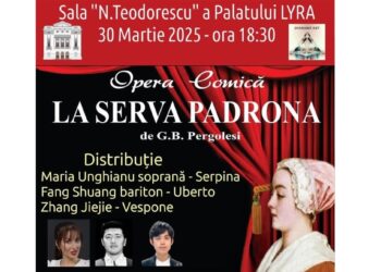 Opera comică „La Serva Padrona” în premieră la Palatul Lyra
