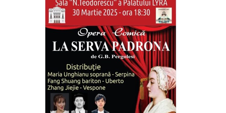 Opera comică „La Serva Padrona” în premieră la Palatul Lyra