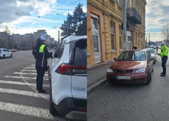 Staționare pe trecerile de pietoni