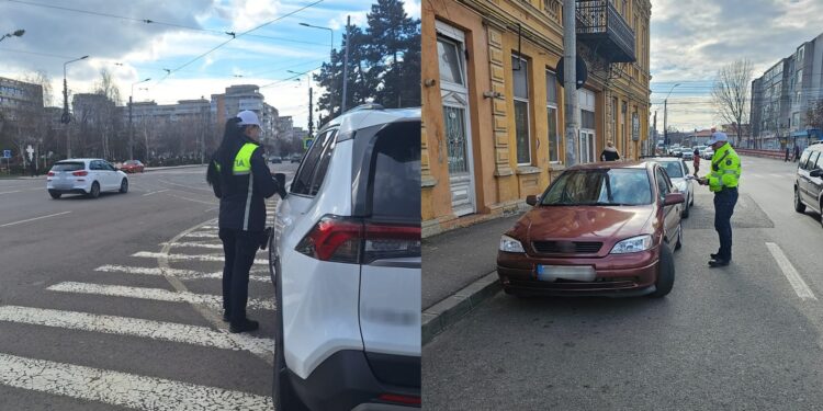 Staționare pe trecerile de pietoni