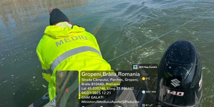 Acțiune a Gărzii Naționale de Mediu pentru combaterea braconajului piscicol