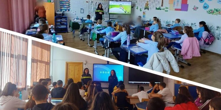 ACTIVITĂȚI EDUCATIVE DESFĂȘURATE DE POLIȚIȘTI LA ȘCOALA GIMNAZIALĂ ,,SFÂNTUL ANDREI,,