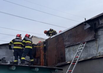 Intervenții ale pompierilor la sfârșitul săptămâni trecute