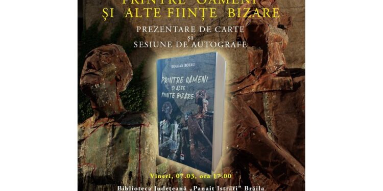 Bogdan Boeru, lansare carte - Printre oameni și alte ființe bizare