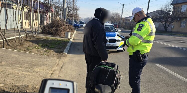 Biciclisti testati in trafic