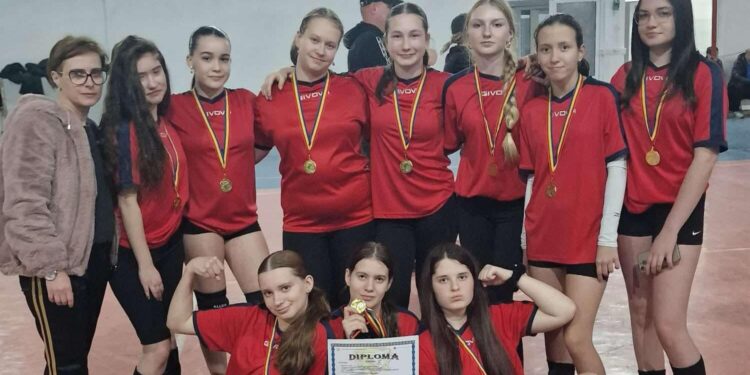 Școala Gimnazială “Ion Creangă” este noua campioană județeană a Olimpiadei Naționale a Sportului Școlar - volei fete - nivel gimnazial