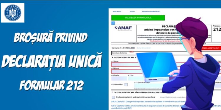 Broșura privind Declarația unică 2025