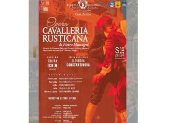 Cavalleria Rusticana de Pietro Mascagni pe scena Casei Tineretului Brăila, în montarea de excepție a Teatrului Național de Operă și Operetă „Nae Leonard” Galați, la invitația Filarmonicii „Lyra – George Cavadia” Brăila