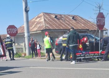 Accident rutier la ieșirea din Tecuci