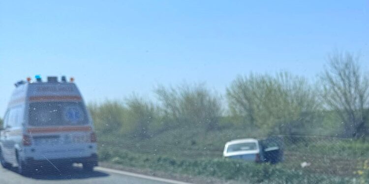 Accident pe DN 2B, la ieșire din Silistraru spre Oprișenești
