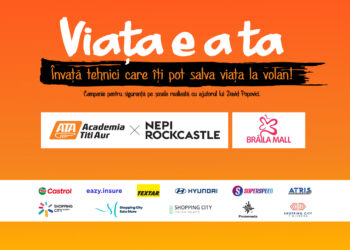 Campania de conducere defensivă Viața e a ta continuă la Brăila Mall