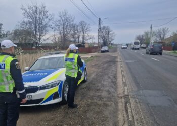 POLIȚIȘTII AU ACȚIONAT PENTRU SIGURANȚA RUTIERĂ