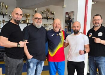 Dan Căpățînă, antrenor Urban Warrior Gym Brăila, prezent la stagiul de perfecționare al antrenorilor de kickboxing