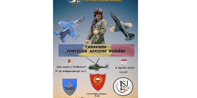 Caravana Forțelor Aeriene Române în municipiul Brăila
