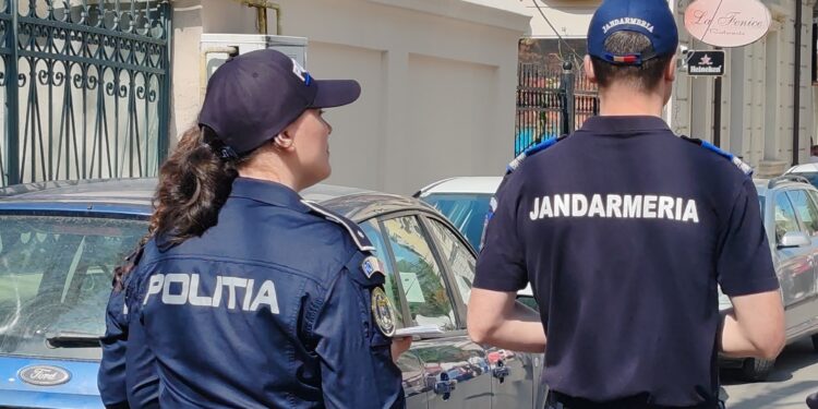 Acțiuni ale poliției și jandarmeriei