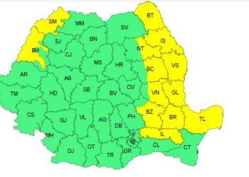 Avertizare meteo de intensificări ale vântului