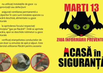MARȚI 13 - ZIUA INFORMĂRII PREVENTIVE