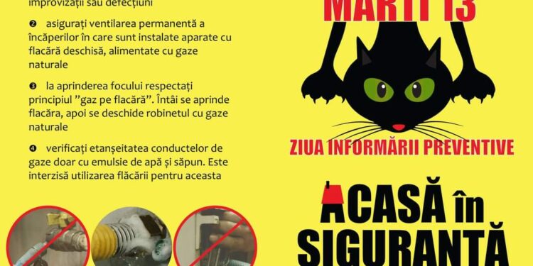 MARȚI 13 - ZIUA INFORMĂRII PREVENTIVE