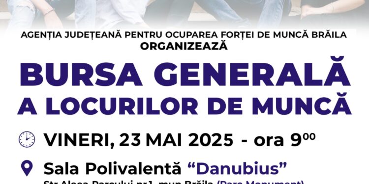 Bursa generală a locurilor de muncă - 23 mai 2025
