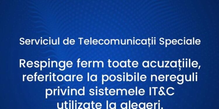 STS precizează că informațiile apărute referitoare la indisponibilitatea sistemelor informatice pentru 30 de minute sunt incorecte