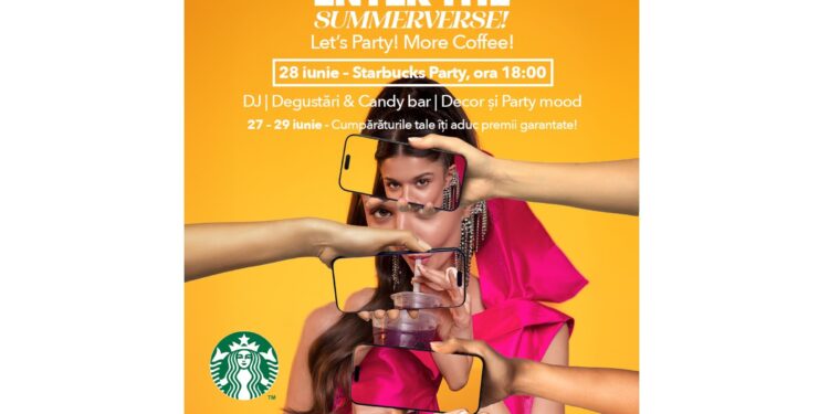 Brăila Mall găzduiește un eveniment special, dedicat lansării noului meniu cu băuturi de vară de la Starbucks