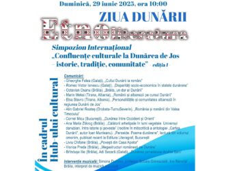 Ediția I a Simpozionului Internațional „Confluențe culturale la Dunărea de Jos – istorie, tradiție, comunitate” dedicat Zilei Dunării