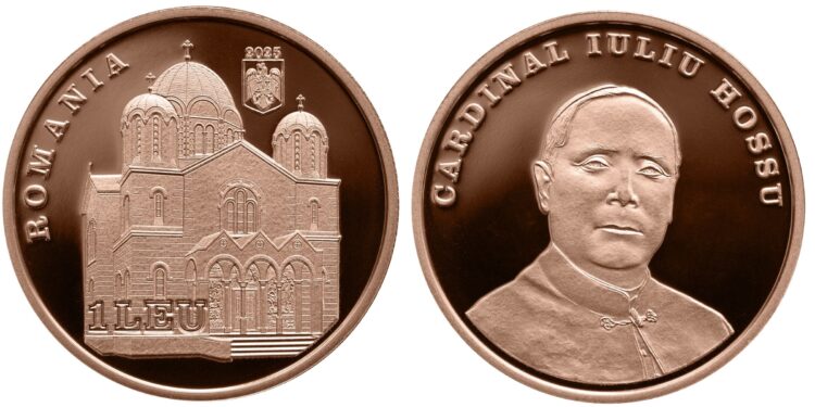 lansează în circuitul numismatic o monedă din tombac cuprat cu tema 2025 - „Anul Cardinal Iuliu Hossu”
