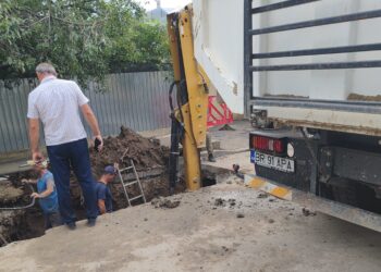 Punerea în funcțiune a unei noi conducte de alimentare cu apă