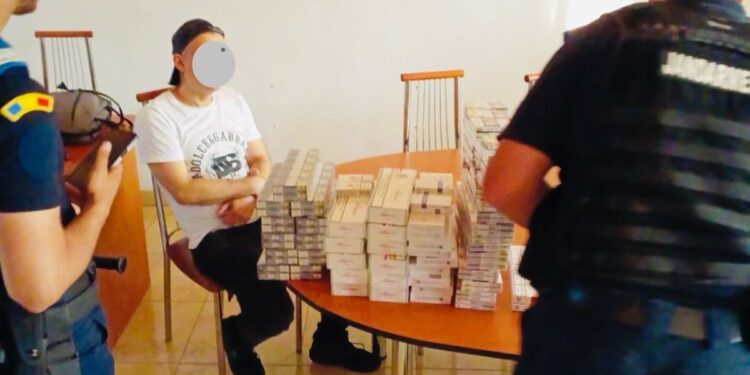 Țigări confiscate de jandarmi