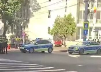 Accident in fața Tribunalului