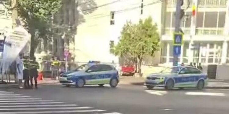 Accident in fața Tribunalului