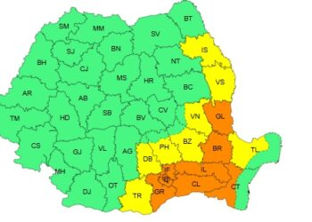 Valul de căldură persistă în județul Brăila până marți, 29 iulie