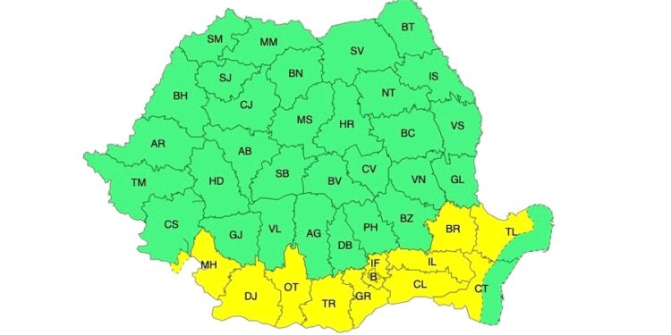 val de căldură, caniculă și disconfort termic