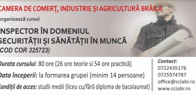 Curs de specializare – Inspector Securitate și Sănătate în Muncă