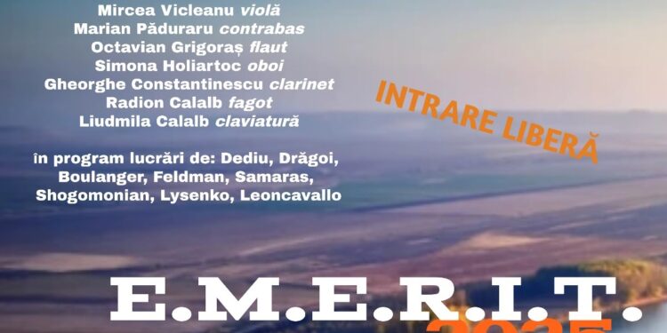 Proiectul muzical E.M.E.R.I.T. aduce concerte gratuite în Brăila și Ianca