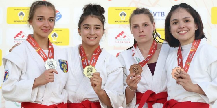 Brăileanca Maria Naidin, vicecampioană mondială la sambo pe plajă