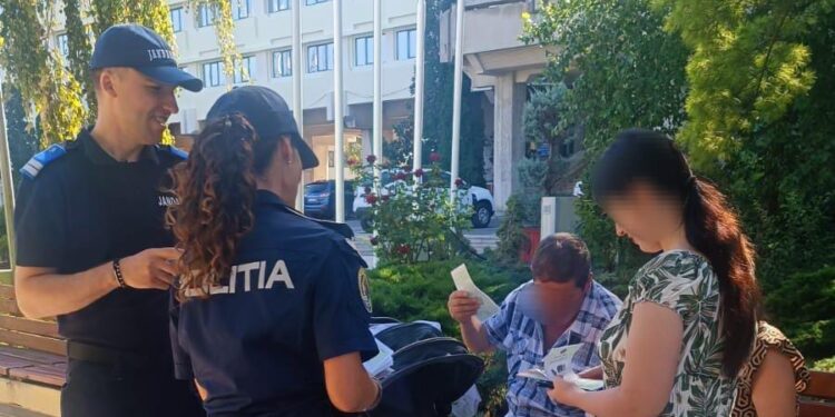 Activități preventive în sistem integrat desfășurate de polițiștii brăileni