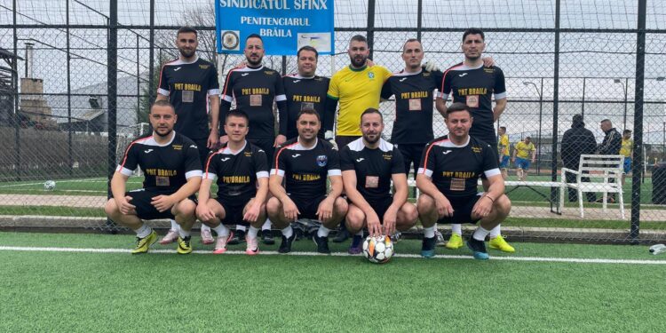 Polițiștii de penitenciare de la Sindicatul Sfinx Brăila vor participa la faza națională a campionatului de minifotbal