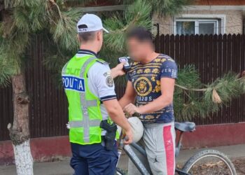 Activități ale polițiștilor brăileni pentru siguranța pietonilor, bicicliștilor și trotinetiștilor