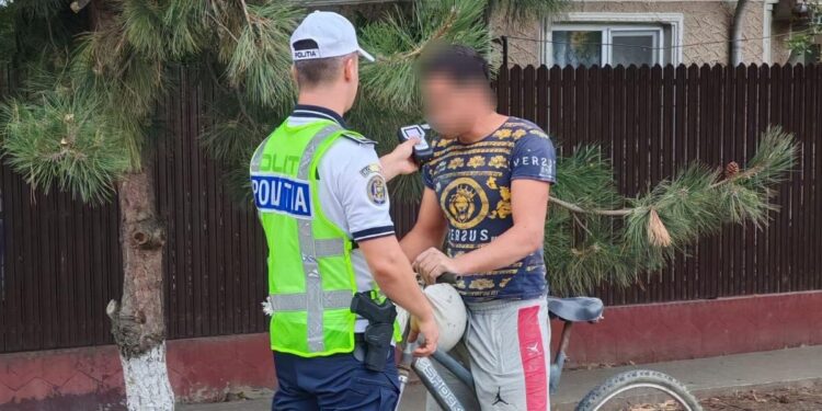 Activități ale polițiștilor brăileni pentru siguranța pietonilor, bicicliștilor și trotinetiștilor